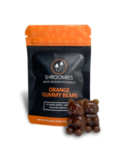 SHROOMIES ORANGE GUMMY BEARS1000MG