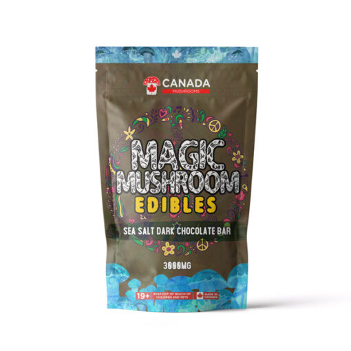 Magic Mushrooms Sea Salt Dark Chocolate Bar 3000mg