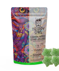 Trippy Owl Sour Apple Stars 3000MG