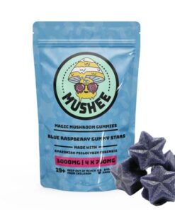 Magic Mushroom Star Gummies – Blue Raspbery – 3000MG